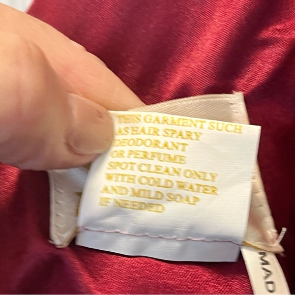 ASPEED DRESS, BURGUNDY, size XS - Picture 11 of 13